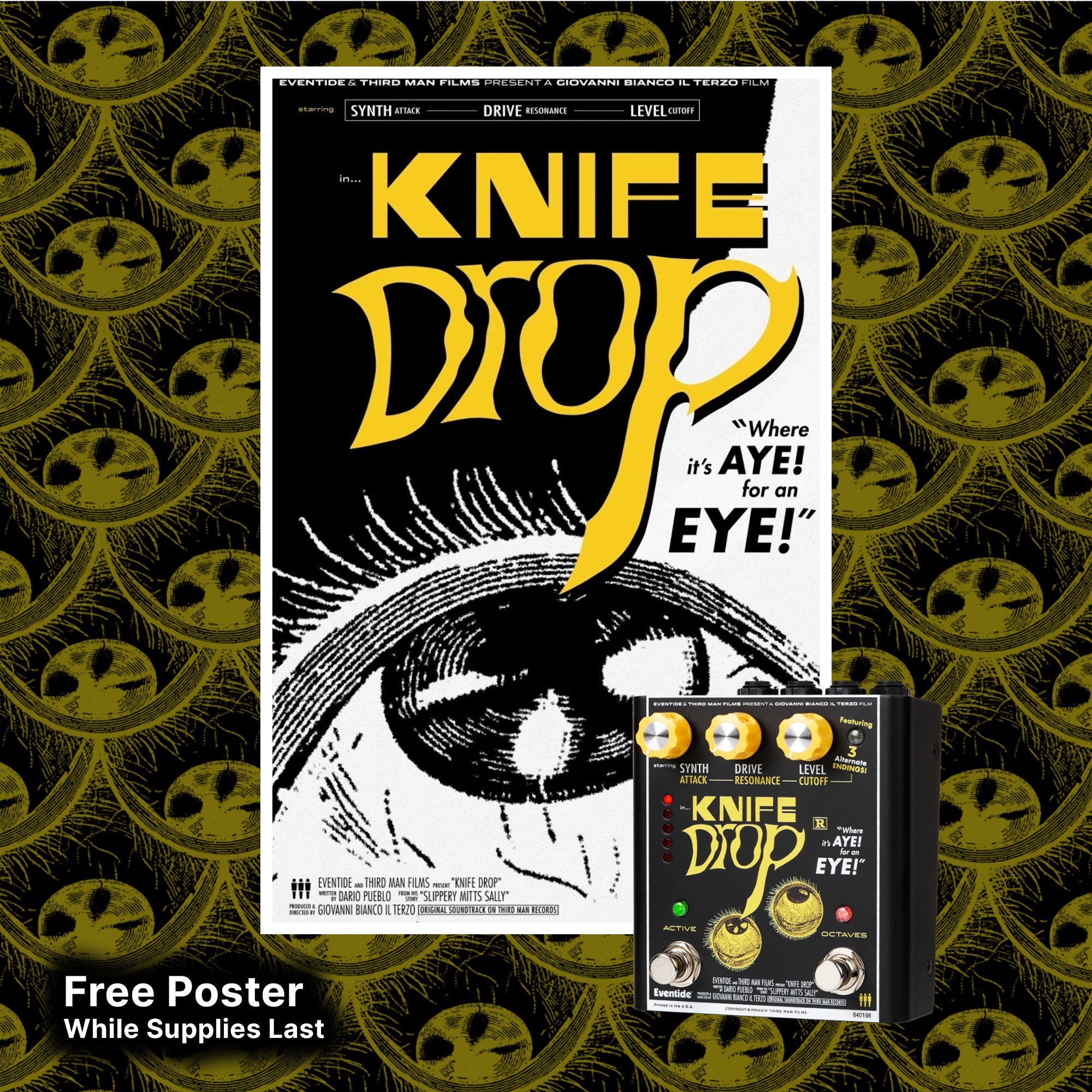 Knife Drop™ Fuzz Synth Pedal – Eventide