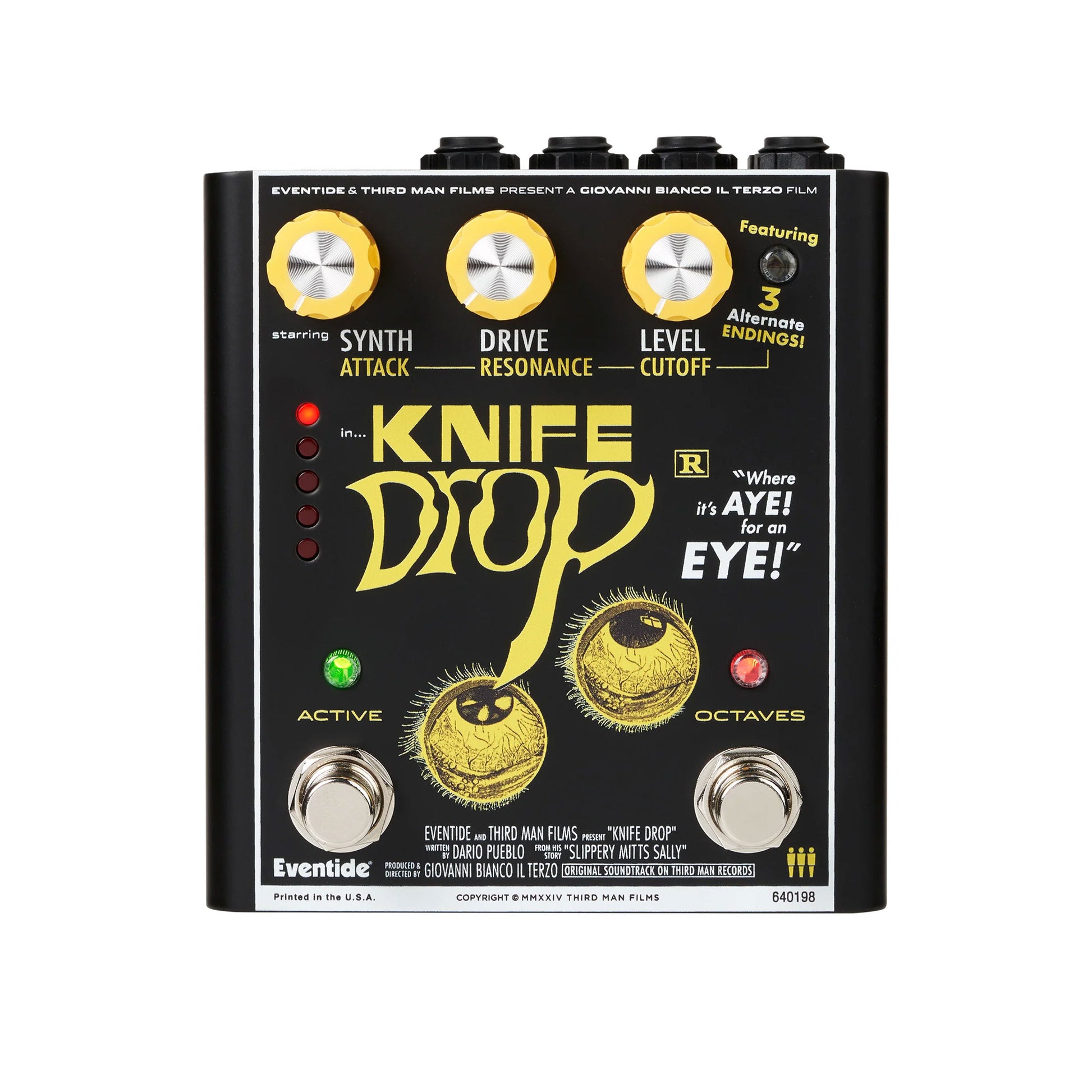 drop pedal Knife Drop™ Fuzz Synth Pedal – Eventide