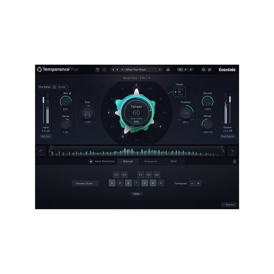 Eventide Temperance Pro plug-in UI Target All