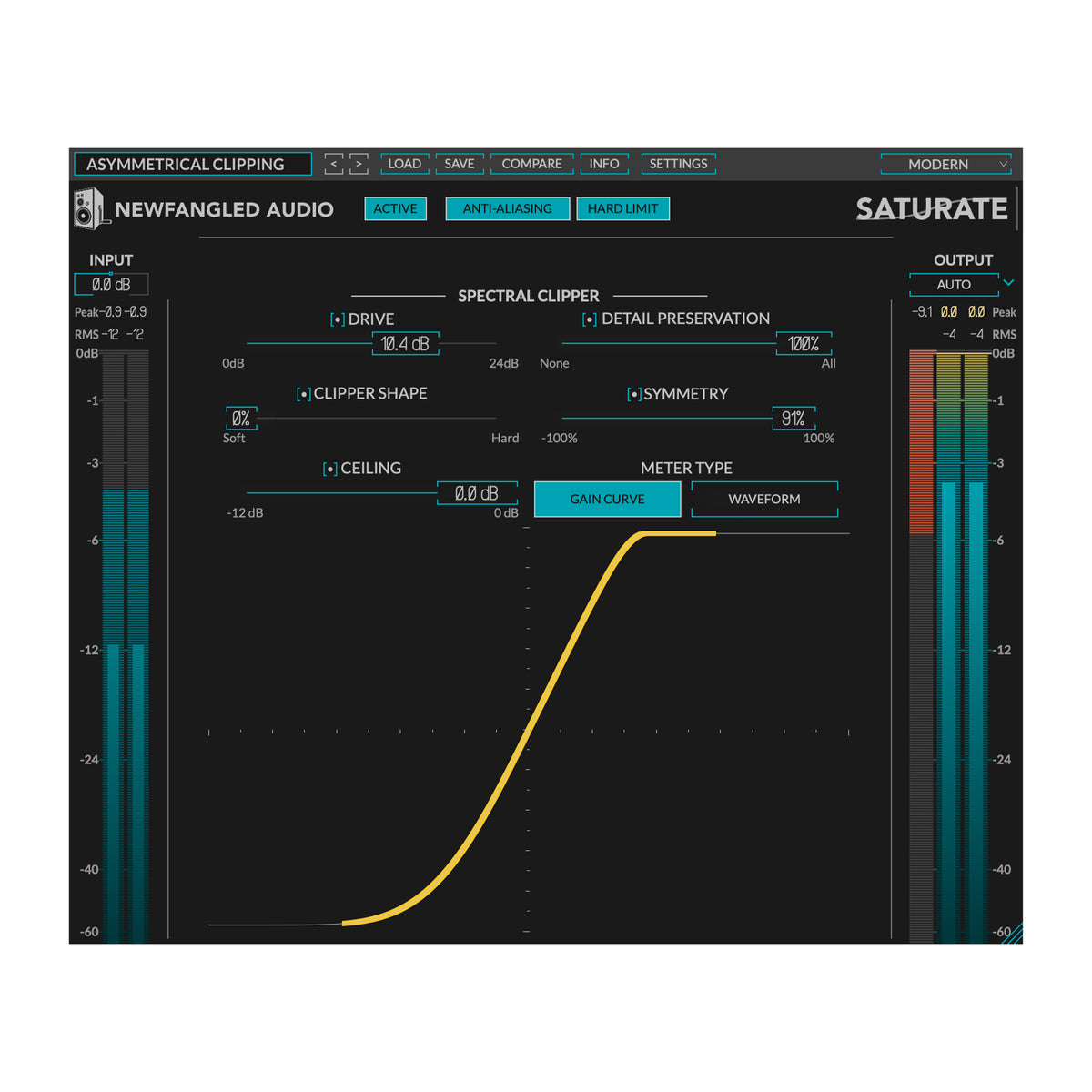Saturate | Spectral Clipper & Overdrive VST Plugin | Newfangled Audio ...